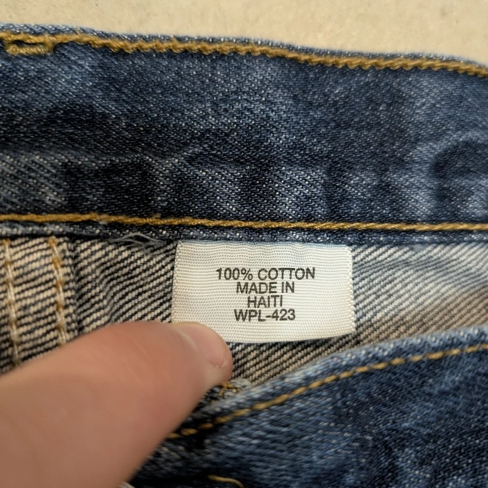 Y2K Levi's 501 Mens 42x30 (39x29) Denim Jeans Pants Blue Button Fly